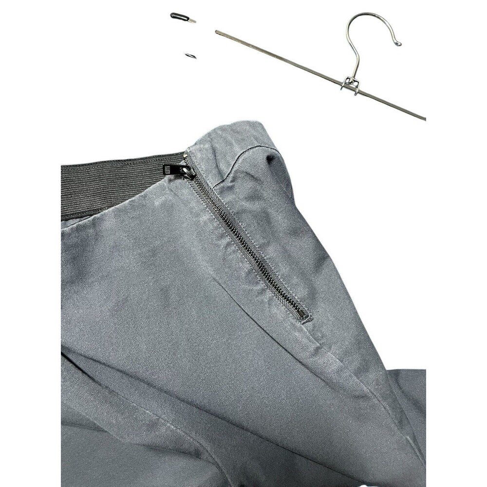Everlane Womens Work Pant Sz 2 Charcoal Side-Zip Ankle Stretch Cotton Side Zip - Picture 5 of 11